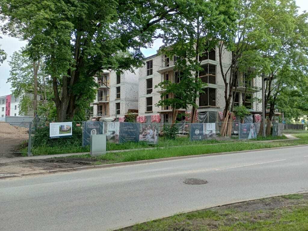 Parka kvartāls 1 kārta (Mazā Stērstu iela 4) - Multi apartment - construction photos
