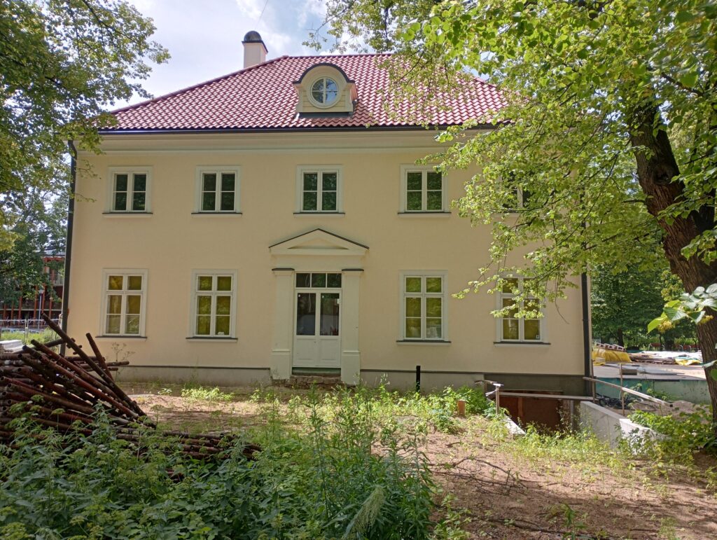 Ēbeļmuižas pārbūve (Zaļenieku iela 21) - Cultural center - construction photos