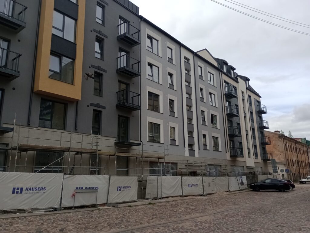 Elijas nami (Elijas iela 26, Latgales iela 31, 33, 35) - Multi apartment - construction photos
