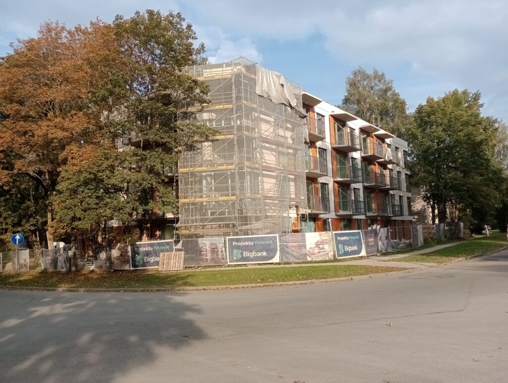 Parka kvartāls 1 kārta (Mazā Stērstu iela 4) - Multi apartment - construction photos