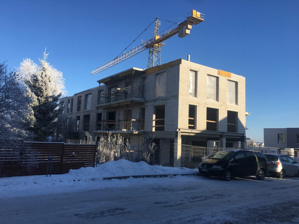 Moldovos 18 (Moldovos g. 18) - Multi apartment - construction photos