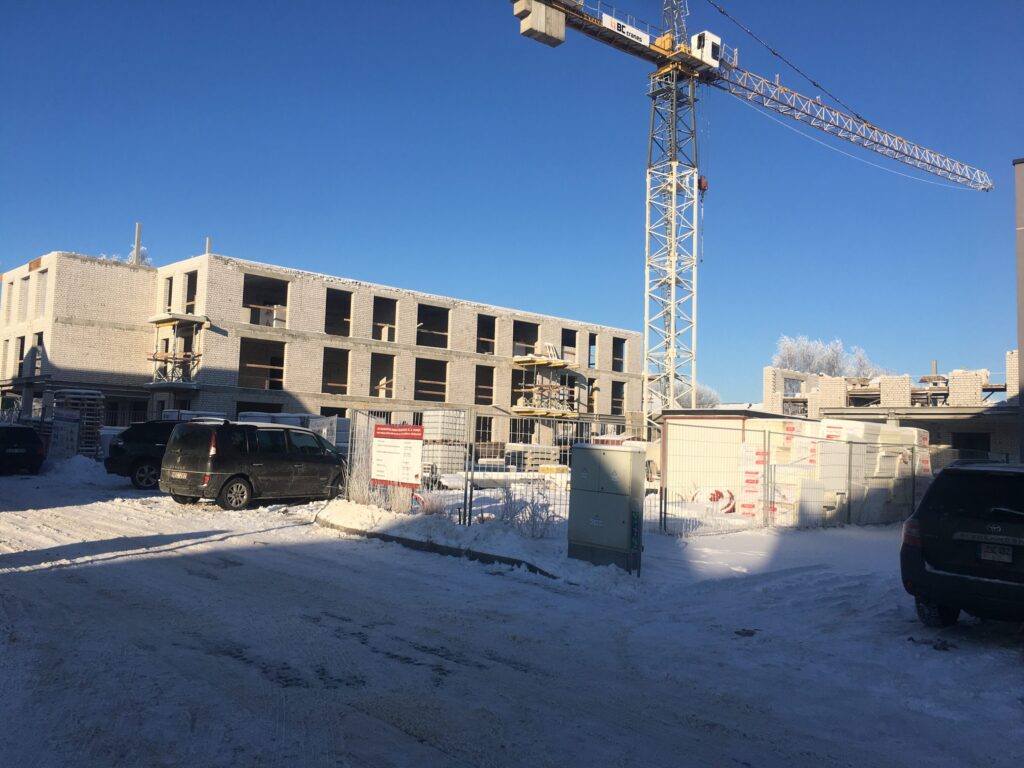 Moldovos 18 (Moldovos g. 18) - Multi apartment - construction photos