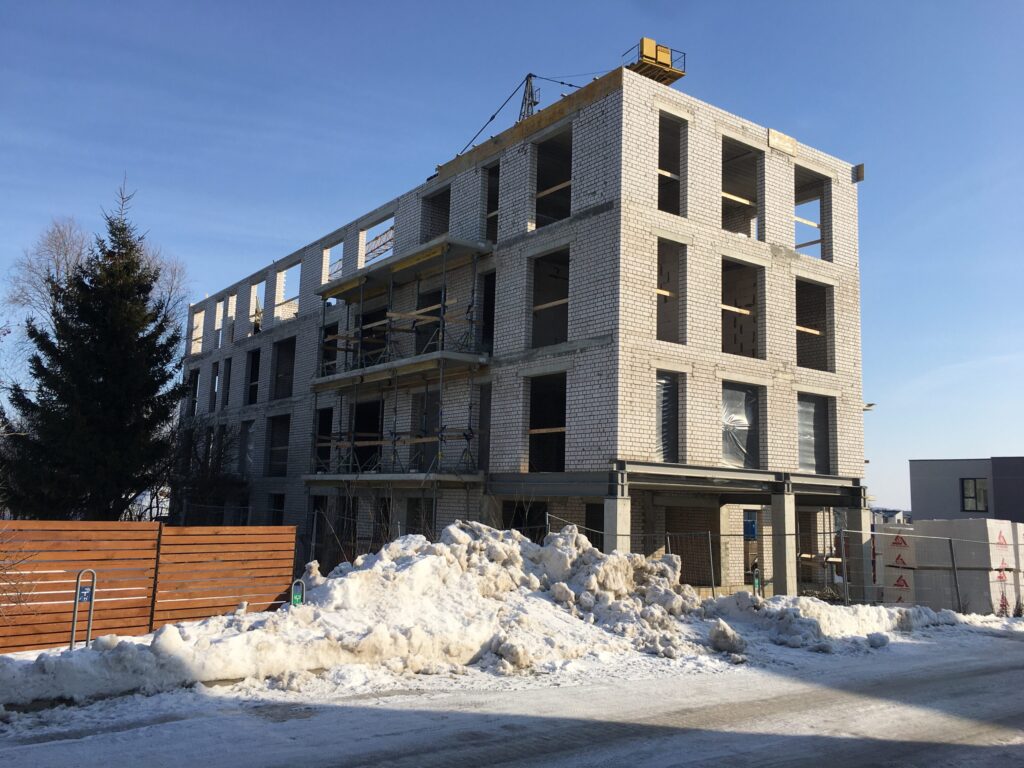 Moldovos 18 (Moldovos g. 18) - Multi apartment - construction photos