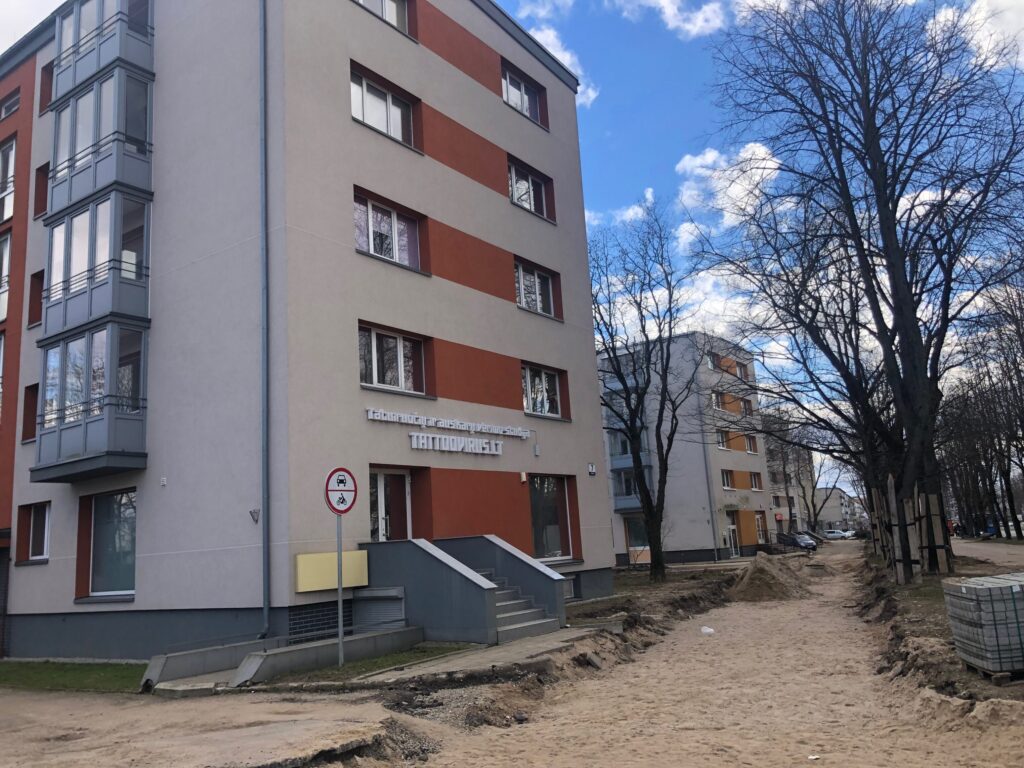 Rumpiškių kvartalas (III teritorija) (Taikos pr.,Rumpiškės g., Sausio 15-osios g.) - Pedestrian path - construction photos
