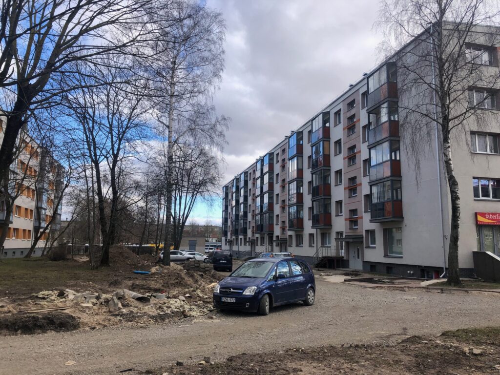 Rumpiškių kvartalas (III teritorija) (Taikos pr.,Rumpiškės g., Sausio 15-osios g.) - Pedestrian path - construction photos