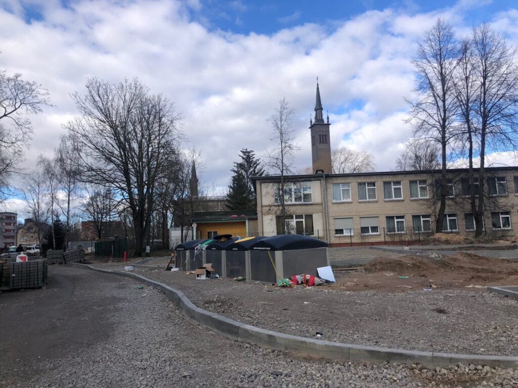 Rumpiškių kvartalas (III teritorija) (Taikos pr.,Rumpiškės g., Sausio 15-osios g.) - Pedestrian path - construction photos