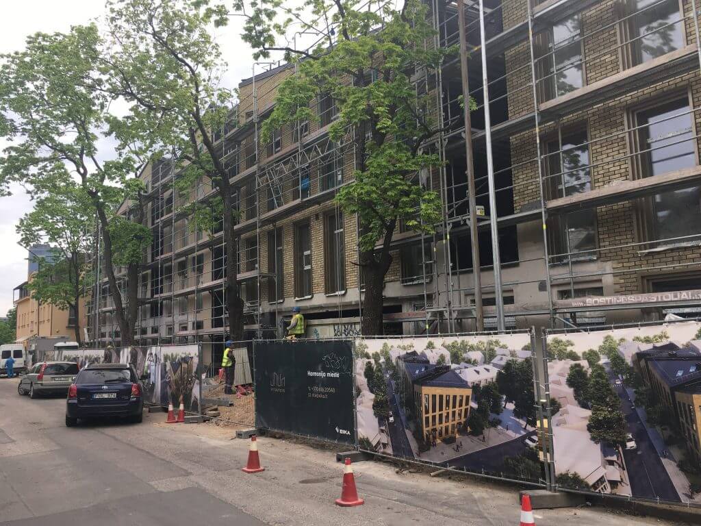 Vytauto 35 (Vytauto g. 35) - Multi apartment - construction photos