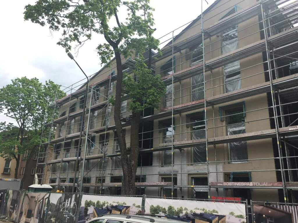Vytauto 35 (Vytauto g. 35) - Multi apartment - construction photos