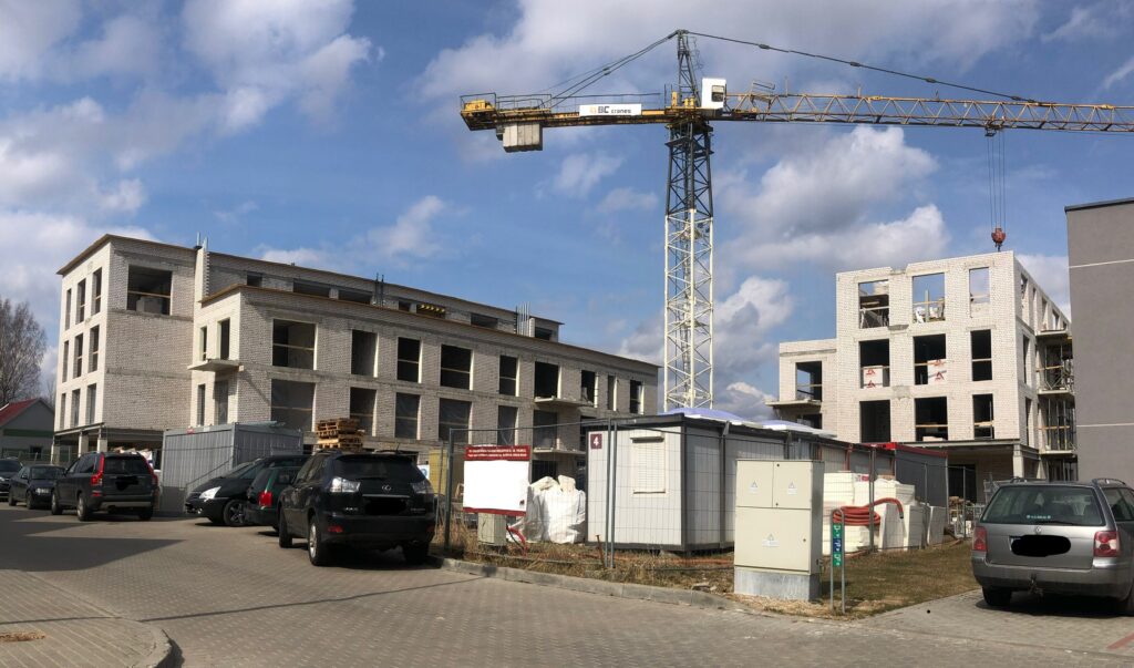 Moldovos 18 (Moldovos g. 18) - Multi apartment - construction photos