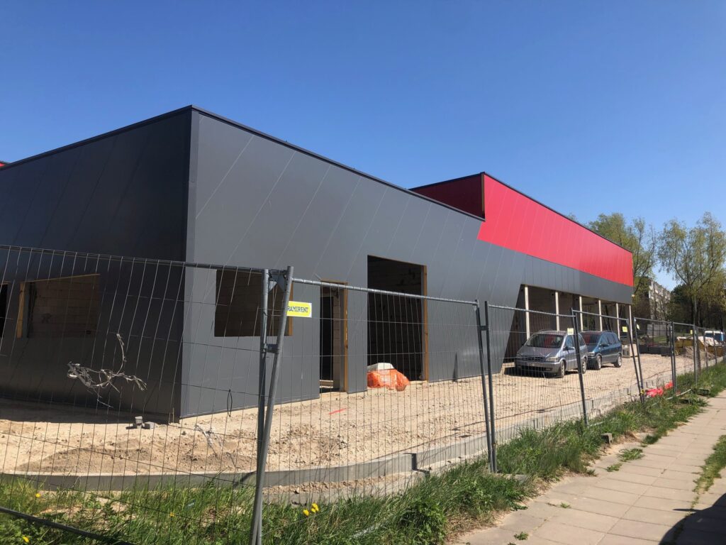 Baltijos pr. 12 (Baltijos pr. 12) - Tirdzniecības centrs - būvdarbu attēli