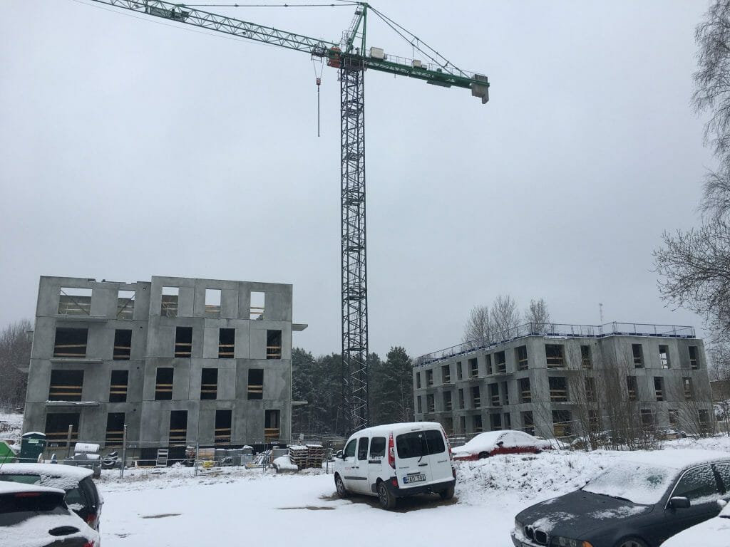 Bajorų lajos 1 etapas (Bajorų kel. 29) - Daugiabutis - statybų nuotraukos