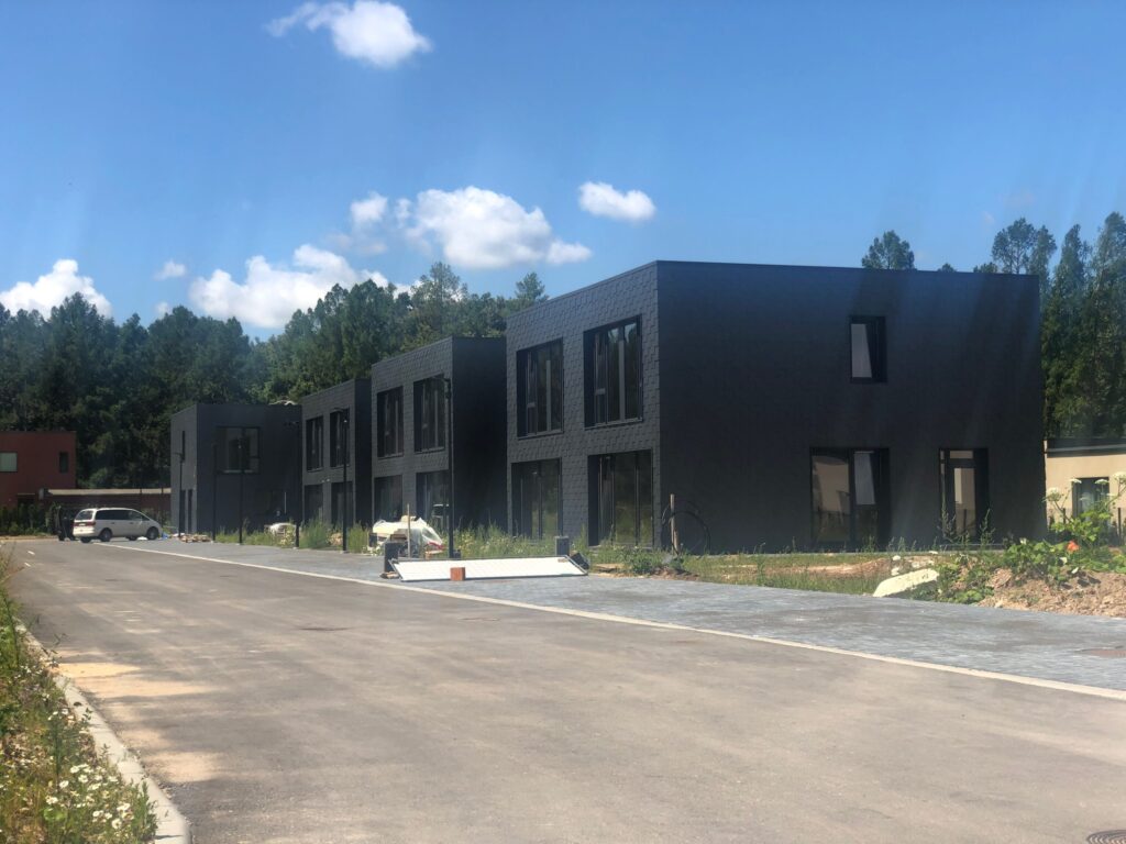 Kamšos namai (Šilo g. 48) - Row housing - construction photos