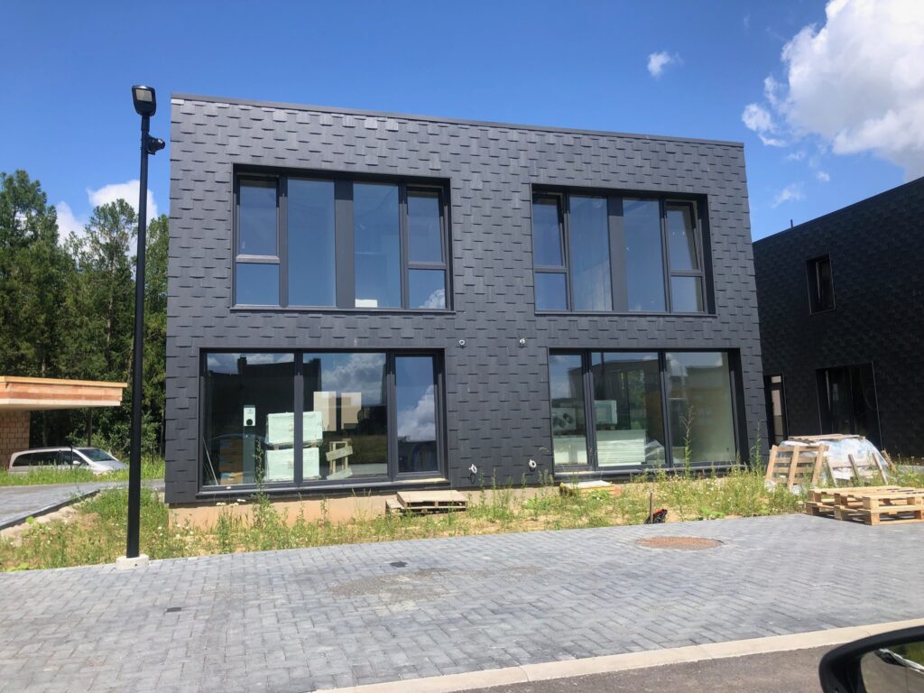 Kamšos namai (Šilo g. 48) - Row housing - construction photos