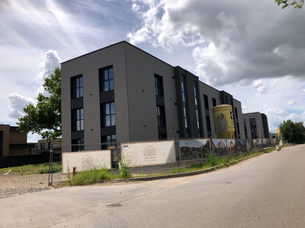 Ąžuolio namai 2 etapas (Povilo Revento g.) - Daugiabutis - statybų nuotraukos