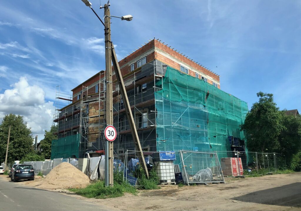 Naujoji Panemunė (Kampiškių g. 2D) - Multi apartment - construction photos