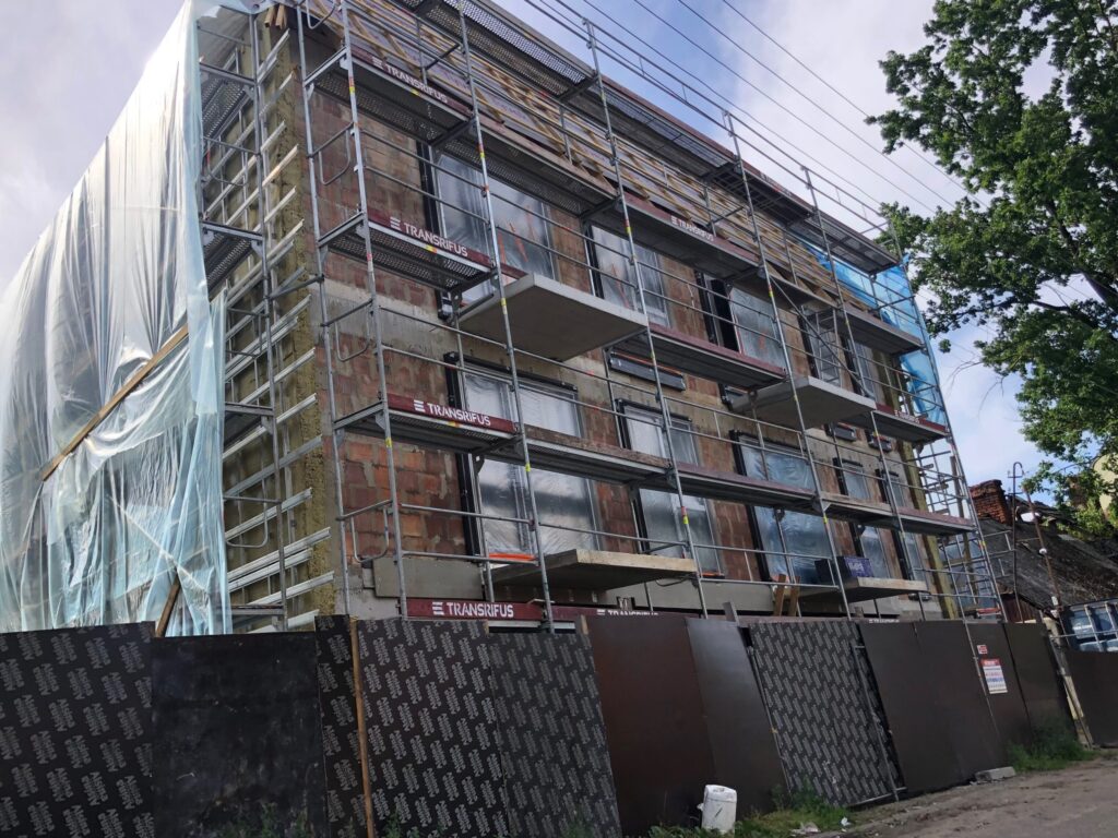 Sodų vilos (Sodų g. 48) - Multi apartment - construction photos