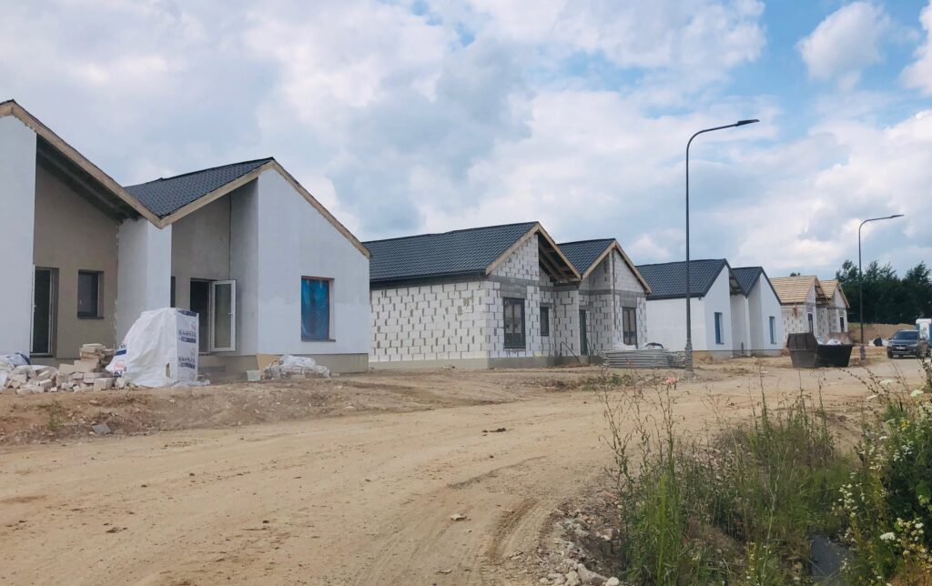 Moluvėnų g. 10, 12, 14 (Moluvėnų g. 10, 12, 14) - Private house community - construction photos