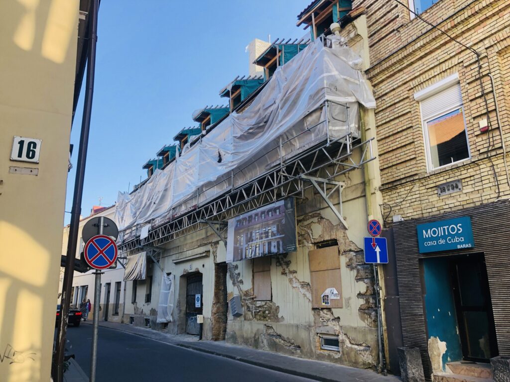 Totorių sodas (Totorių g. 13) - Multi apartment - construction photos