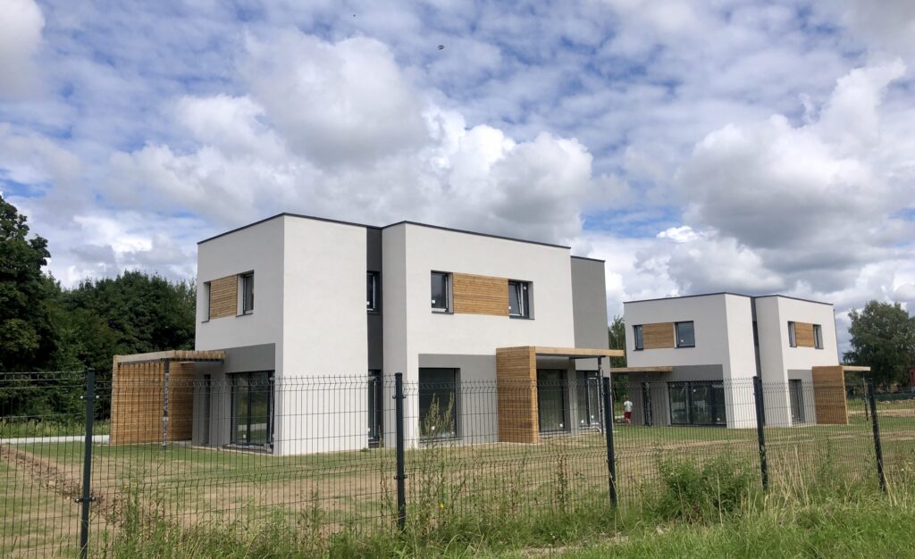 Pupojų parkas 1 etapas (namai 1 - 3) (Skaisterių g. 3, 5, 7) - Row housing - construction photos