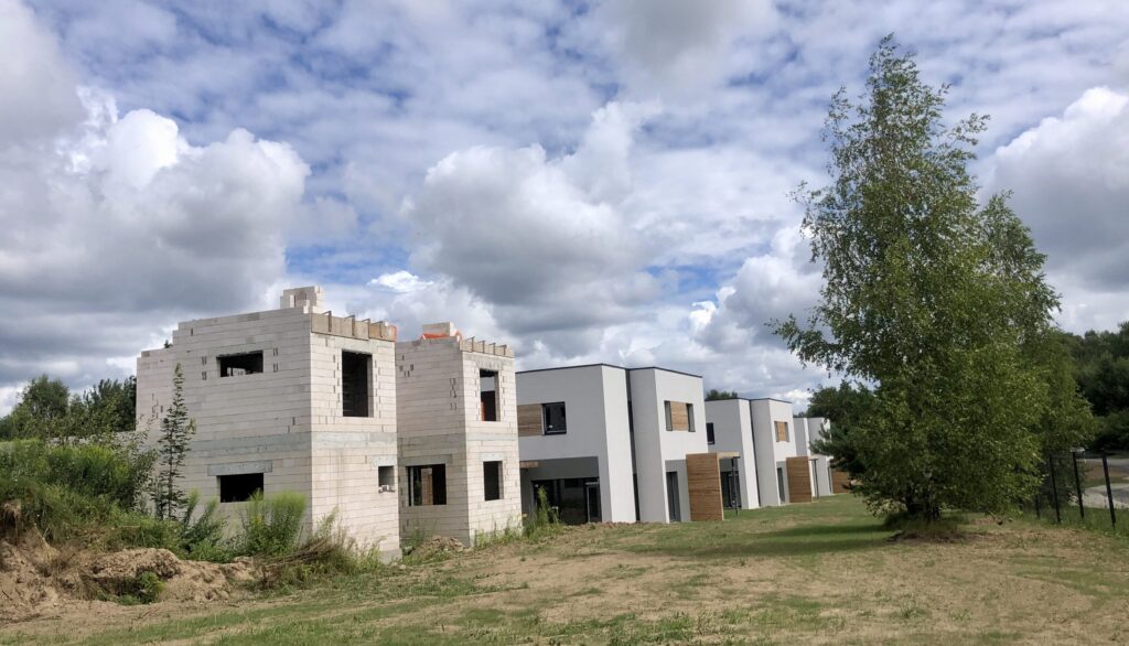 Pupojų parkas 1 etapas (namai 1 - 3) (Skaisterių g. 3, 5, 7) - Row housing - construction photos