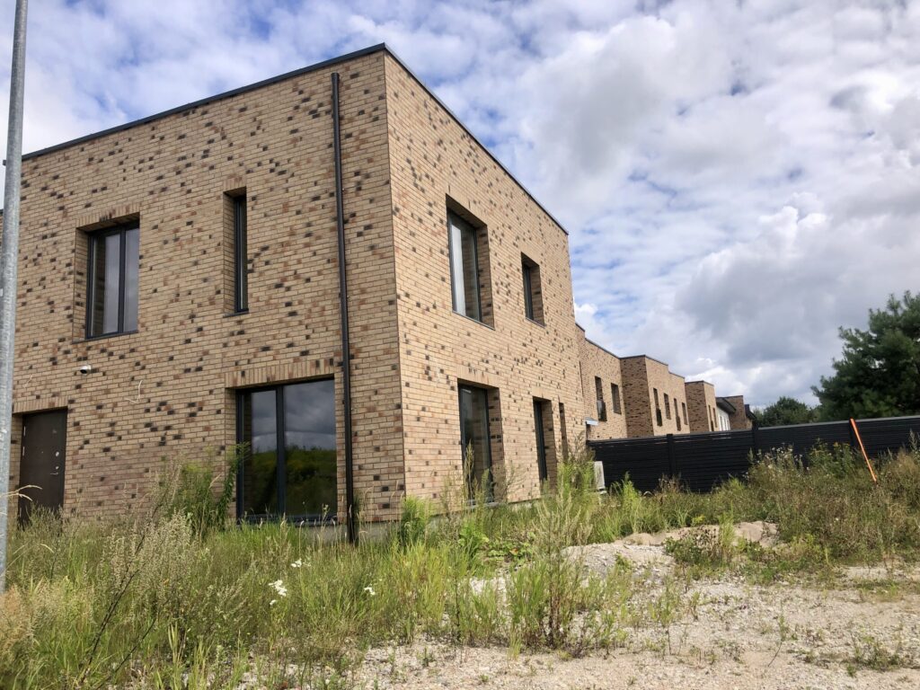 Naujasis Antakalnis Taurijos g. 57, 59, 61, 63, 65 (Taurijos g. 57, 59, 61, 63, 65) - Row housing - construction photos