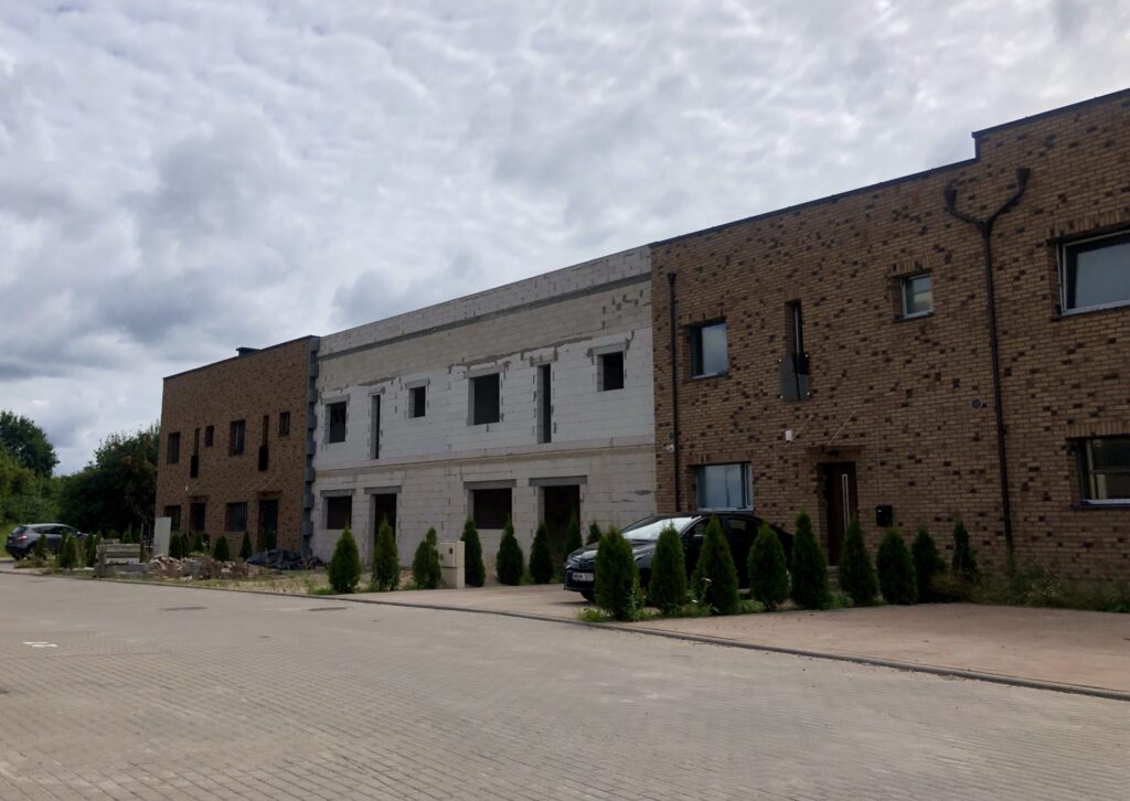 Naujasis Antakalnis Taurijos g. 57, 59, 61, 63, 65 (Taurijos g. 57, 59, 61, 63, 65) - Row housing - construction photos