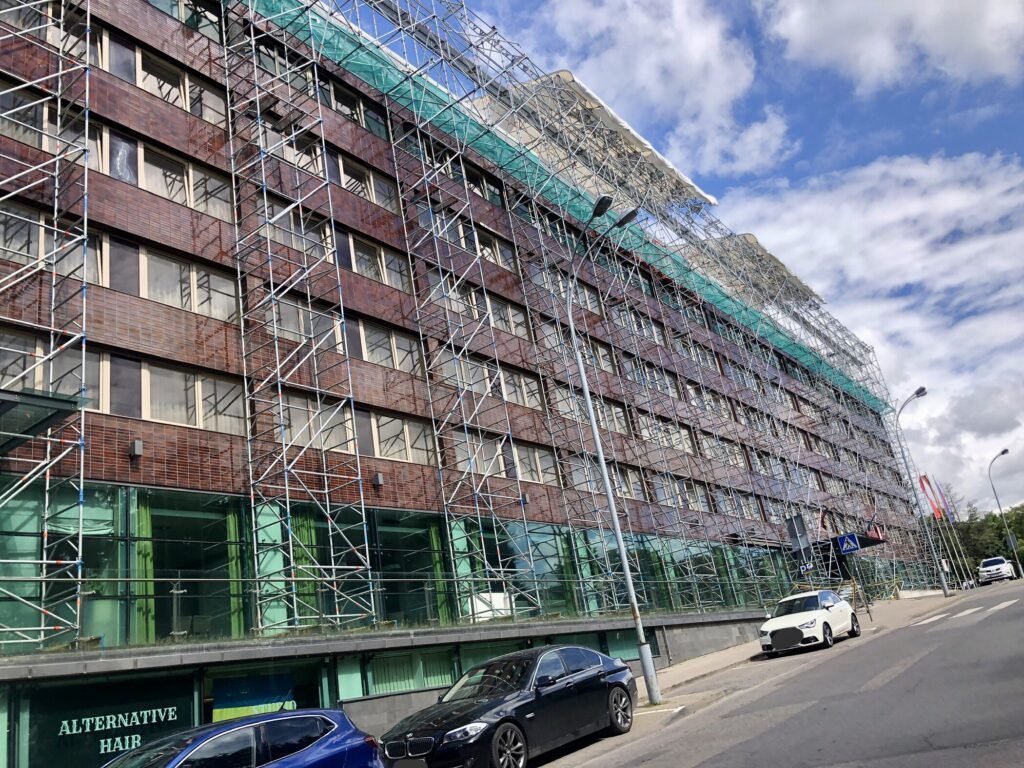 Viešbučio "Panorama" plėtra (Sodų g. 14) - Hotel - construction photos