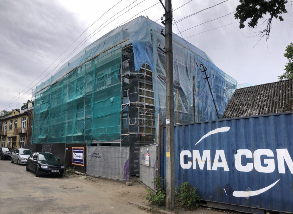 Sodų vilos (Sodų g. 48) - Multi apartment - construction photos