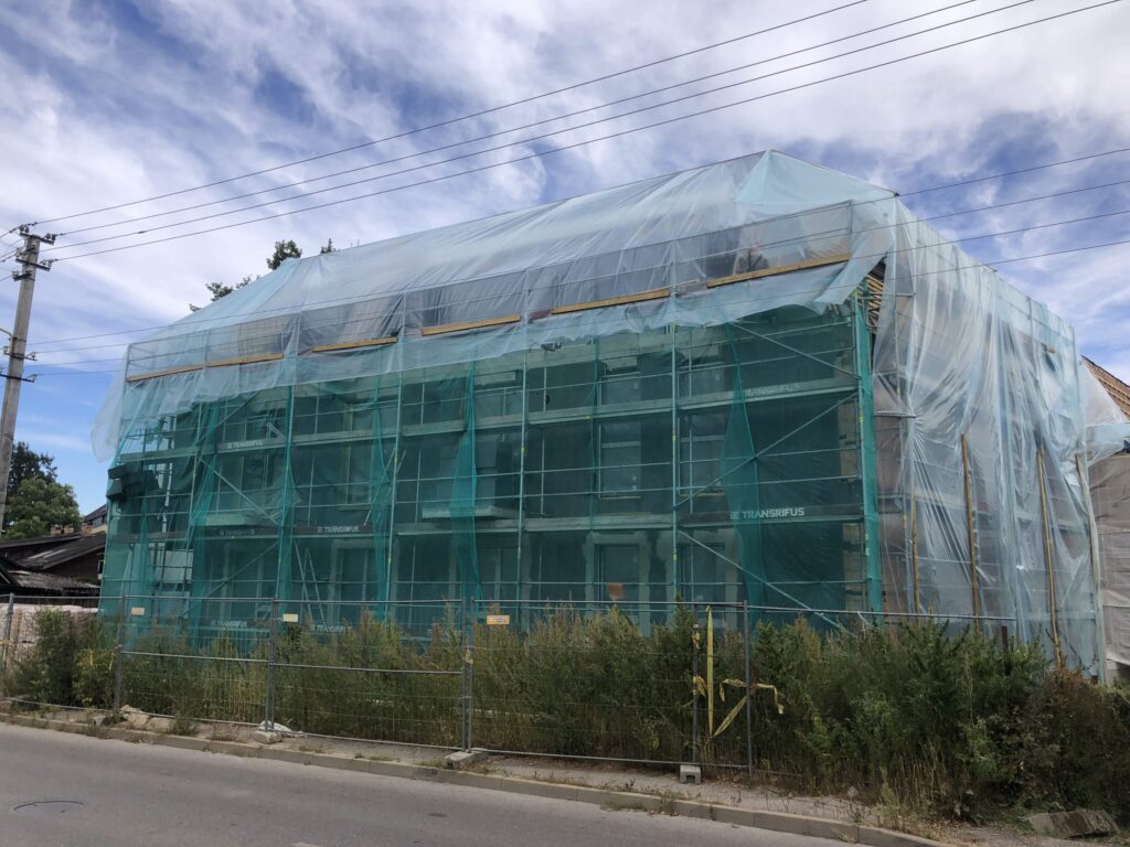 Sodų vilos (Sodų g. 48) - Multi apartment - construction photos