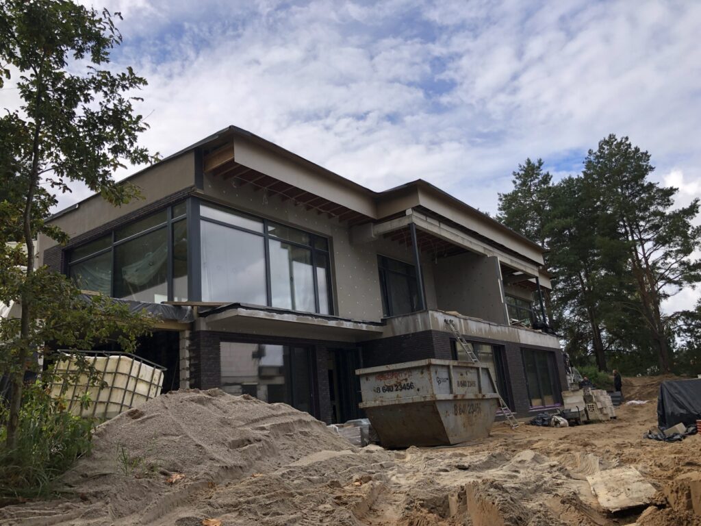 Terasų g. 21 (Terasų g. 21) - Row housing - construction photos