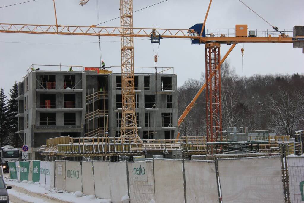 Vilnelės slėnis (Pakraščio g. 20) - Multi apartment - construction photos