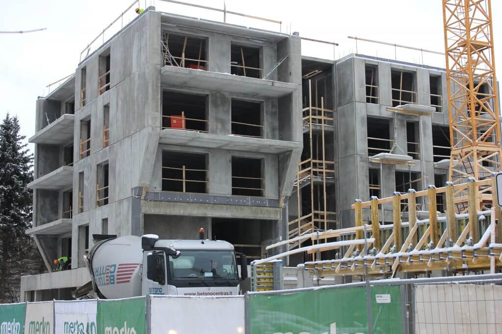 Vilnelės slėnis (Pakraščio g. 20) - Multi apartment - construction photos