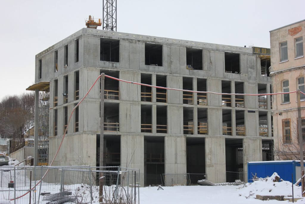 Verslo namai PAUPYS (Aukštaičių g.) - Office center - construction photos
