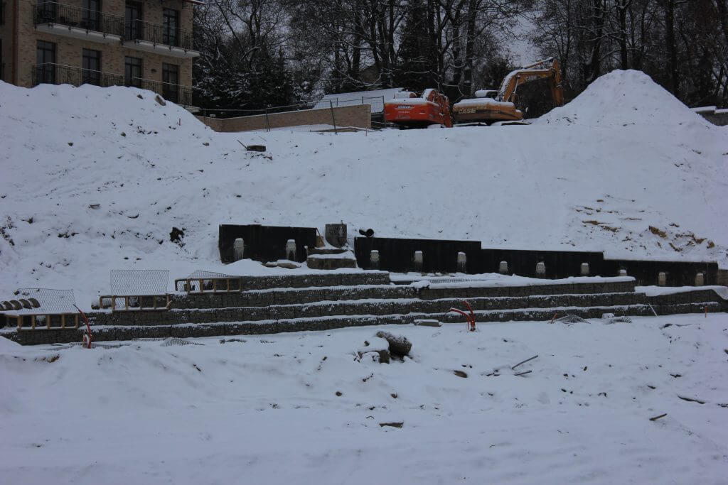 Vilnios pakrančių tvarkymas (Aukštaičių g.) - Bike path, Waterside - construction photos