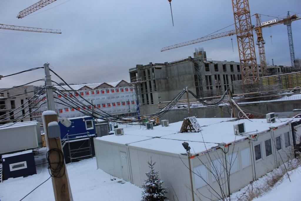 Verslo namai PAUPYS (Aukštaičių g.) - Office center - construction photos