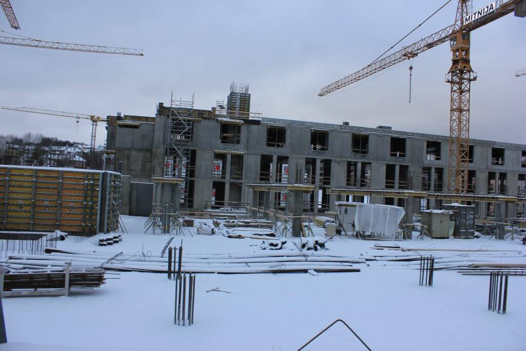 Verslo namai PAUPYS (Aukštaičių g.) - Office center - construction photos