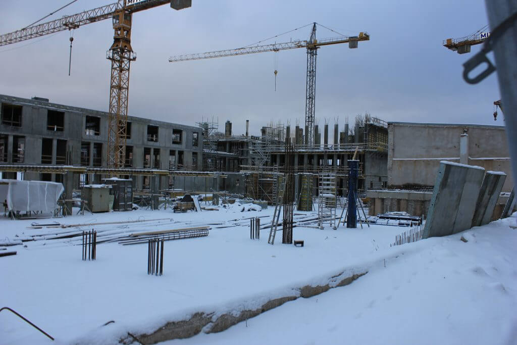 Verslo namai PAUPYS (Aukštaičių g.) - Office center - construction photos