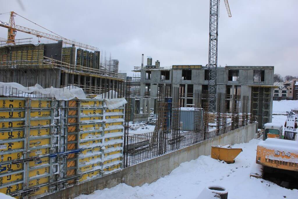 Verslo namai PAUPYS (Aukštaičių g.) - Office center - construction photos