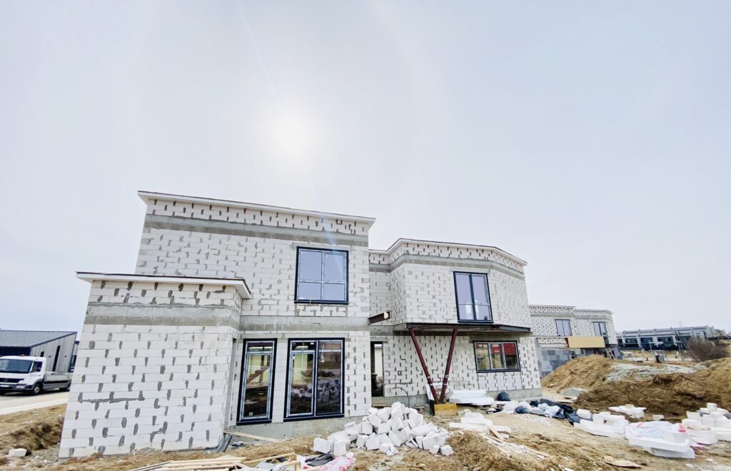 Armėnų namai (Armėnų g. 2, 14, 19 / Savičiūnų g. 3, 5, 7) - Row housing - construction photos