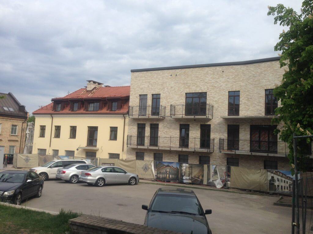 Senamiesčio arka (Plačioji g. 4) - Multi apartment - construction photos