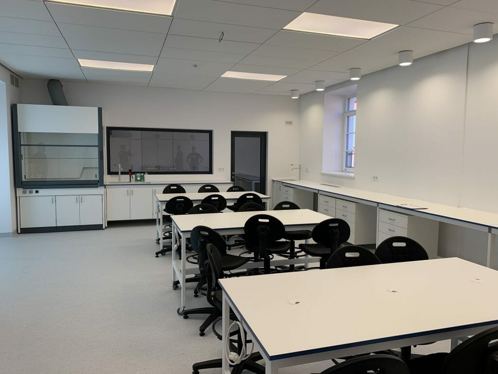 Vilniaus tarptautinės mokyklos plėtra (Rusų g. 5) - Primary and secondary education - construction photos