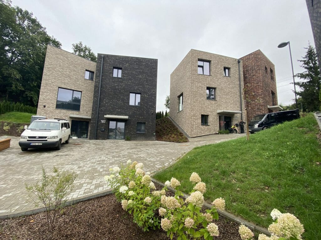 Markučių kalvos (Markučių g. 34, 34A, 36, 36A, 40) - Row housing - construction photos