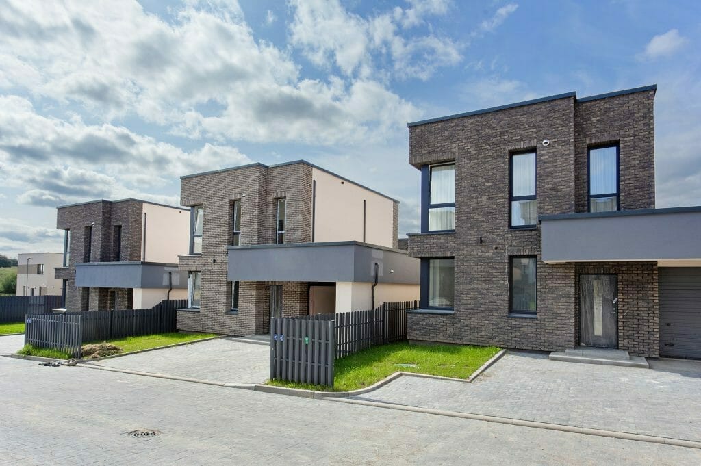 Kalnėnų oazė (Lyvių g. 14) - Row housing - construction photos