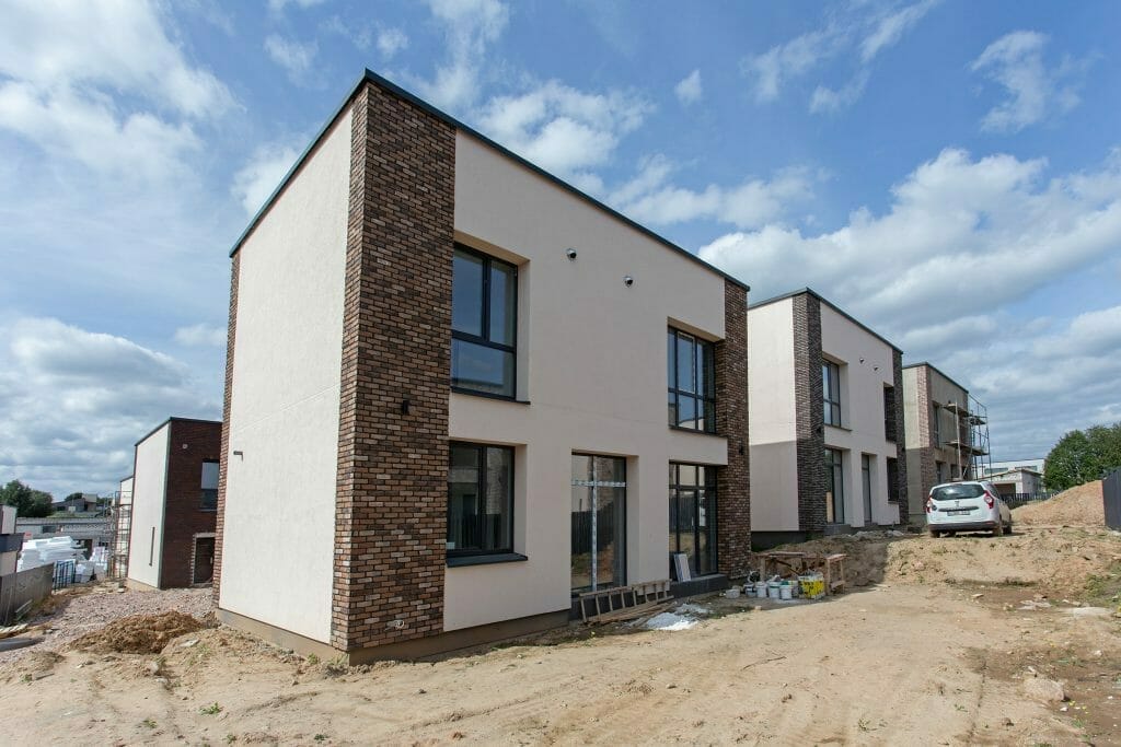 Kalnėnų oazė (Lyvių g. 14) - Row housing - construction photos