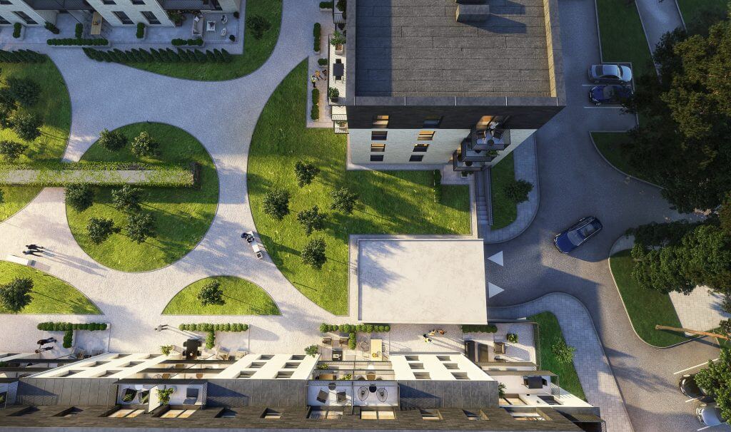 Lazdynėlių vingis 1-2 etapai (Lazdynėlių g. 38, 38A) - Multi apartment - visualization