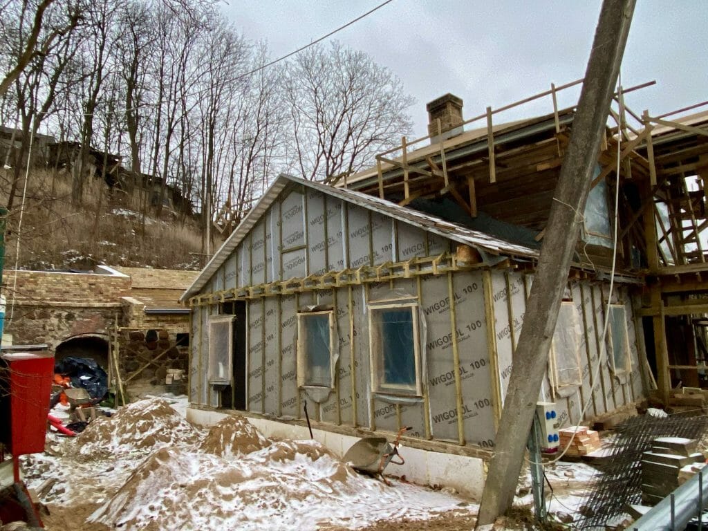 Medinės architektūros muziejus (Polocko g. 52) - Museum - construction photos