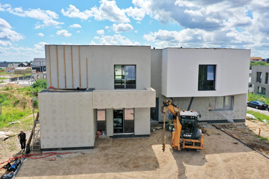 Armėnų namai (Armėnų g. 2, 14, 19 / Savičiūnų g. 3, 5, 7) - Row housing - construction photos