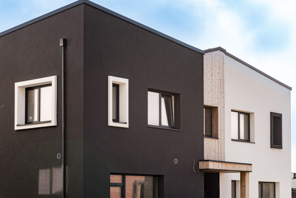 Kalnėnų TRIO 1-2 etapai (Albanų g. 12, 14) - Row housing - construction photos