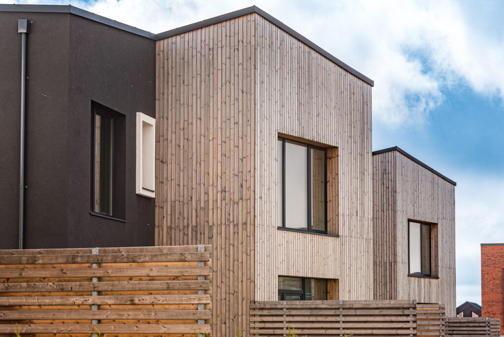 Kalnėnų TRIO 1-2 etapai (Albanų g. 12, 14) - Row housing - construction photos