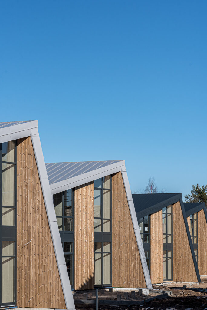 Kalno 77 (Kalno g. 73, 75, 77, 79, 83, 85, 87, Sokiškių g. 2, 4) - Privātmāju kopienas, Rindu mājas - būvdarbu attēli